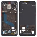 Marco Pantalla LCD Carcasa Frontal para Xiaomi Redmi K20 Redmi K20 Pro Mi 9T Mi 9T Pro (Negro)