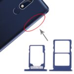 Bandeja Tarjeta SIM + Bandeja Micro SD para Nokia 5.1 (TA-1075) (Azul)