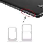 Bandeja Tarjeta SIM + Bandeja Micro SD para Nokia 3.1 (TA-1049, TA-1057, TA-1063, TA-1070) (Blanco)