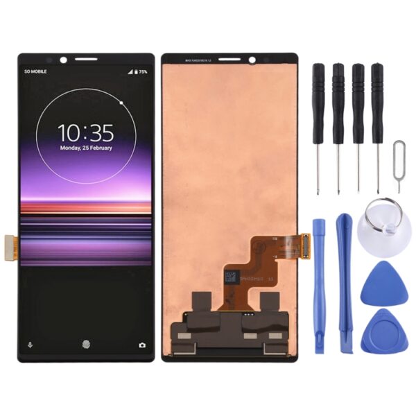 Pantalla Completa OLED Original para Sony Xperia 1 (Negro)
