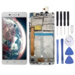 Pantalla Completa para Lenovo S60 S60W S60T S60A con Marco (Blanco)