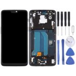 Pantalla Completa con Marco para OnePlus 6 A6000 (Negro) TFT - Imagen 2