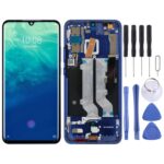 Pantalla Completa para ZTE Axon 10 Pro Versión 4G con Marco (Azul)