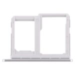 Bandeja Tarjeta SIM + Micro SD para LG Q6 / M700 / M700N / G6 Mini (Plata) - Imagen 2