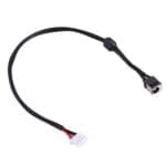 Cable Flex de Conector de Alimentación CC para Toshiba Satellite T135 L655 L650 y Satellite Pro T130