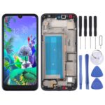 Pantalla Completa con Marco para LG Q60 X525Za X525Baw X525Ha X525Zaw para LG X6 Lmx625N X625N X525 SIM Única (Negro)