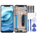 Pantalla Completa con Marco para Nokia 5.1 Plus X5 Ta-1102 Ta-1105 Ta-1108 Ta-1109 Ta-1112 Ta-1120 Ta-1199 (Negro)