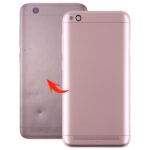 Carcasa Trasera para Xiaomi Redmi 5A con Lente de Cámara y Teclas Laterales (Oro Rosa)