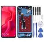 Pantalla Completa para Huawei Nova 4 con Marco (Azul)