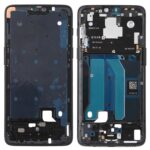 Carcasa Frontal para OnePlus 6 Marco Pantalla LCD Placa de Bisel con Teclas Laterales (Negro Azabache)