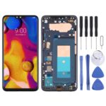 Pantalla Completa Original para LG V40 Thinq con Marco (Negro)