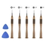 Kit de Reparación Kaisi K-5222 7 en 1 Selección de Apertura de Plástico y Juego de Destornilladores de Precisión Phone Celular Tablet PC