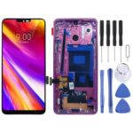 Pantalla Completa Original para LG G7 Thinq G710 G710Em G710Pm G710Vmp con Marco (Rojo)