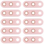 Lente de Cámara Trasera (10 Piezas) para Nokia 4.2 Ta-1184 Ta-1133 Ta-1149 Ta-1150 Ta-1157 (Rosa)