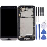 Pantalla Completa para Asus Zenfone 2 Laser ZE500KL ZE500KG Z00ED con Marco (Negro)