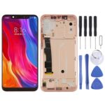 Pantalla Completa con Marco Teclas Laterales para Xiaomi Mi 8 (Oro Rosa)