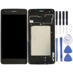 Pantalla Completa TFT para LG K8 2017 US215 M210 M200N con Marco (Negro)