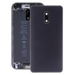 Tapa Trasera de Batería con Lente de Cámara y Teclas Laterales para Nokia 6 (Negro)