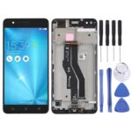 Pantalla Completa para Asus Zenfone 3 Zoom Ze553Kl con Marco (Negro)