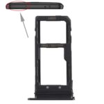 Bandeja Tarjeta SIM + Micro SD para HTC U11 + (Negro)