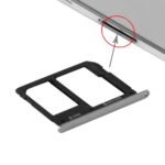 Bandeja de Tarjeta SIM y Micro SD para Samsung Galaxy A9 / A9000 (Negro) - Imagen 4