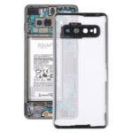 Tapa Trasera para Samsung Galaxy S10 G973 cubierta de Batería con Lente de Cámara (Transparente)