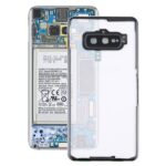 Tapa Trasera Batería para Samsung Galaxy S10e G970F/DS G970U G970W SM-G9700 con Tapa Lente Cámara (Transparente)