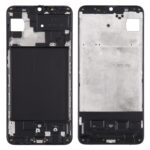 Carcasa Frontal para Samsung Galaxy A70s Marco LCD Placa de Bisel (Negro)