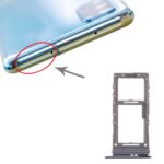 Bandeja de Tarjeta SIM y Micro SD para Samsung Galaxy S20 (Negro)