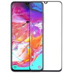 Pantalla Frontal para Samsung Galaxy A70 Lente de Cristal Exterior (Negro)