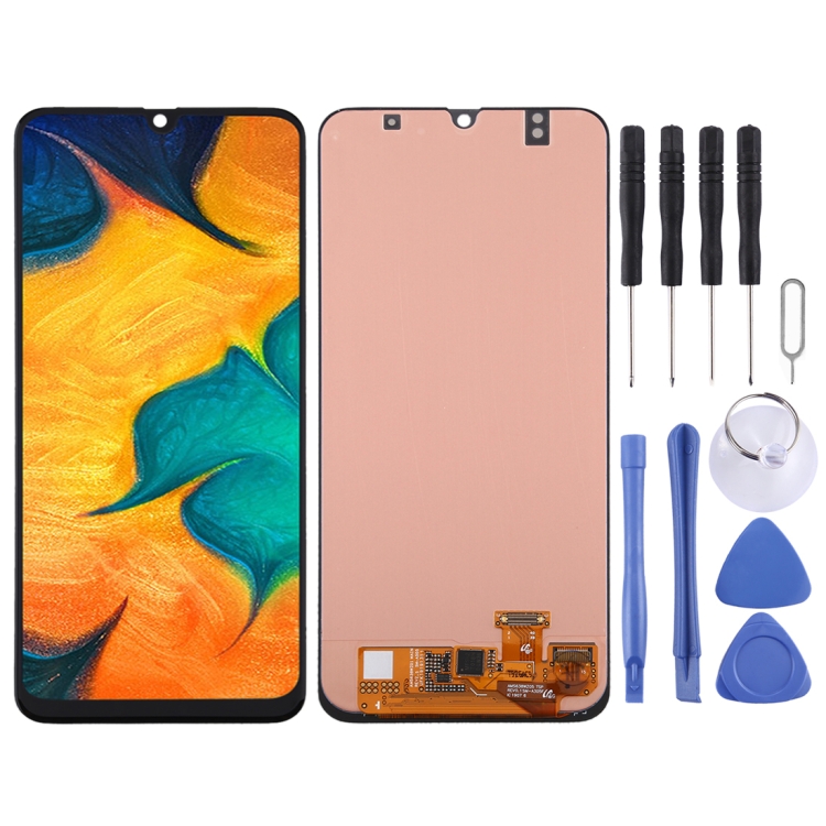 SPA1228B-2.jpg Pantalla Completa para Samsung Galaxy A30 Original Super AMOLED (Negro) - Imagen 1