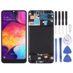 Pantalla TFT Completa para Samsung Galaxy A50 con Marco (No Huellas) (Negro)