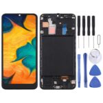 Pantalla TFT Completa para Samsung Galaxy A30 con Marco (Negro)