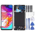 Pantalla TFT Completa para Samsung Galaxy A70 con Marco (Negro)