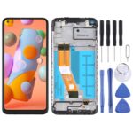 Pantalla Completa para Samsung Galaxy A11 con Marco (Negro)