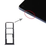 Bandejas de Tarjeta SIM y Micro SD para Samsung Galaxy A21s (Negro)