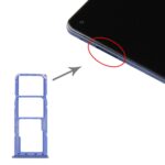 Bandeja de Tarjeta SIM y Micro SD para Samsung Galaxy A21s (Azul)