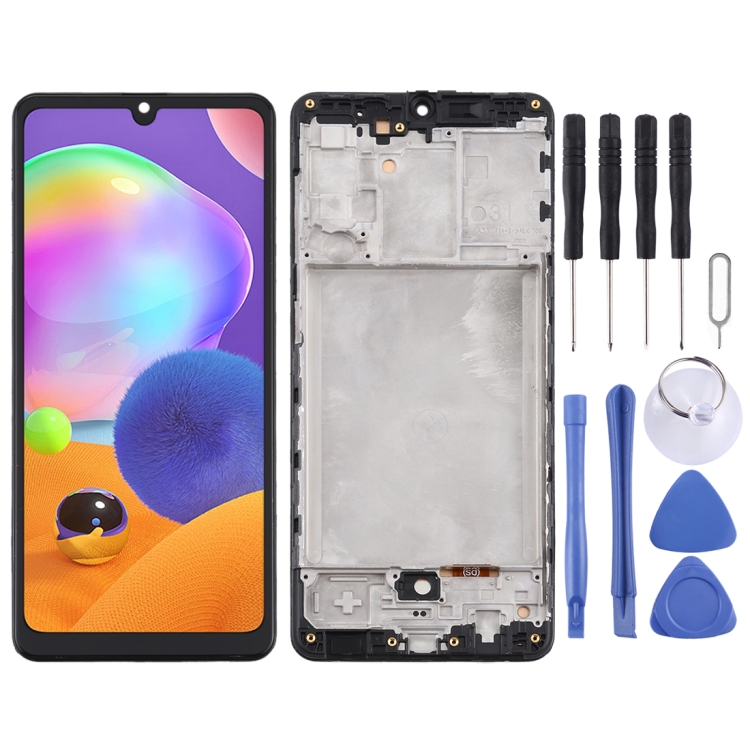 SPA1877B-2.jpg Pantalla TFT Completa para Samsung Galaxy A31 SM-A315 con Marco (Negro) - Imagen 1