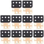 Cubierta de Lente de Cámara para Samsung Galaxy A31 (10 Piezas) (Negro)