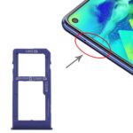 Bandeja de Tarjeta SIM y Micro SD para Samsung Galaxy M40 SM-M405 (Azul Oscuro)