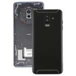 Tapa Trasera para Samsung Galaxy A6+ A605 con Teclas Laterales y Lente de Cámara (Negro)