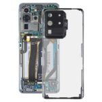 Tapa Trasera de Vidrio para Samsung Galaxy S20 Ultra (SM-G988) Batería (Transparente)