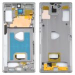 Marco Medio Bisel Placa para Samsung Galaxy Note 10+ 5G SM-N976F (Blanco)