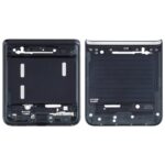 Placa de Bisel de Marco Medio para Samsung Galaxy Z Flip 5G SM-F707 (Negro)