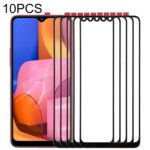 Lente de Cristal Exterior de Pantalla para Samsung Galaxy A20s (10 Piezas) (Negro)