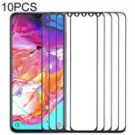 Lente de Cristal Exterior para Samsung Galaxy A70 - Pantalla Frontal (Negro) (10 Piezas)