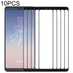 Lente de Vidrio Pantalla Frontal para Samsung Galaxy A8 Star / A9 Star (Negro) (10pcs)