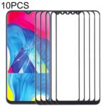 Lente de Cristal Exterior Pantalla para Samsung Galaxy M10 (10 Piezas) (Negro)
