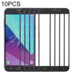 Lente de Cristal Exterior de Pantalla para Samsung Galaxy J7 V / J727V / J727P (10 Piezas) (Negro)