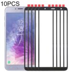 Lente de Cristal Exterior de Pantalla para Samsung Galaxy J4+ / J6+ / J610 (10 Piezas) (Negro)
